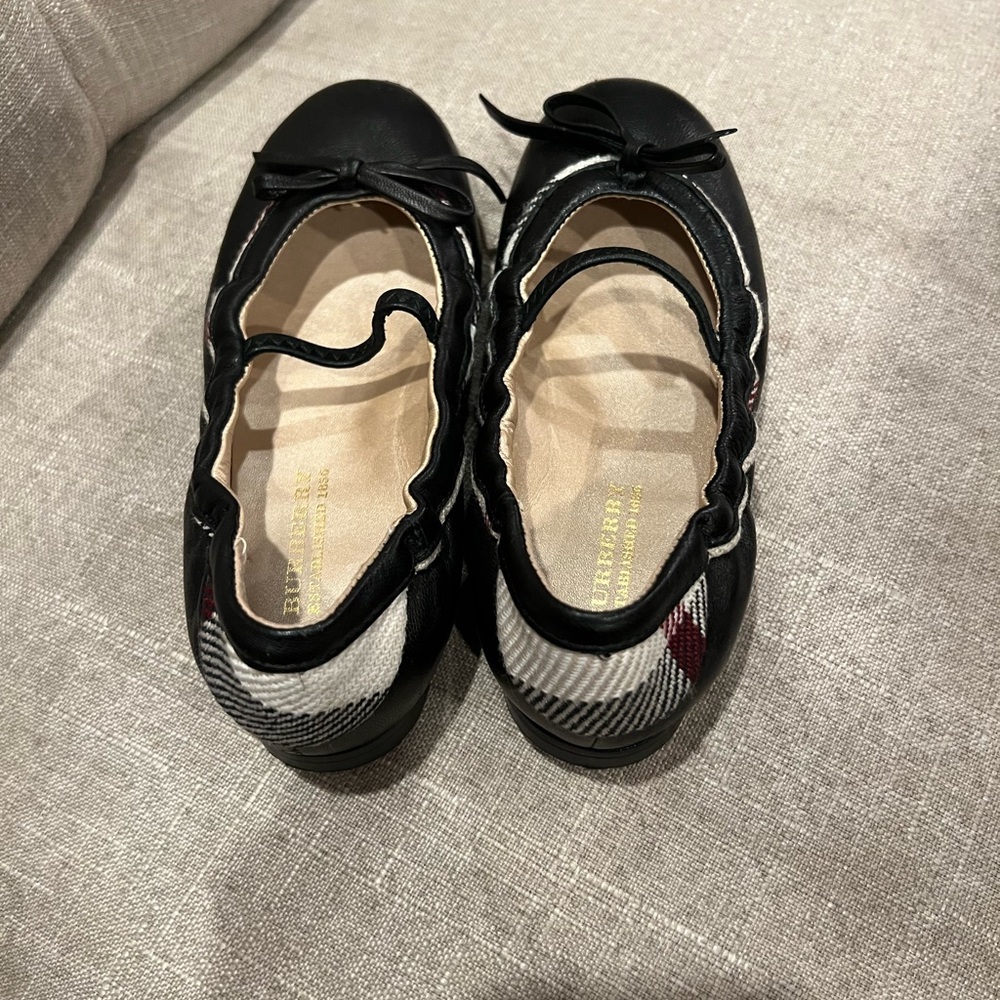 Authentic Burberry girls shoes.
